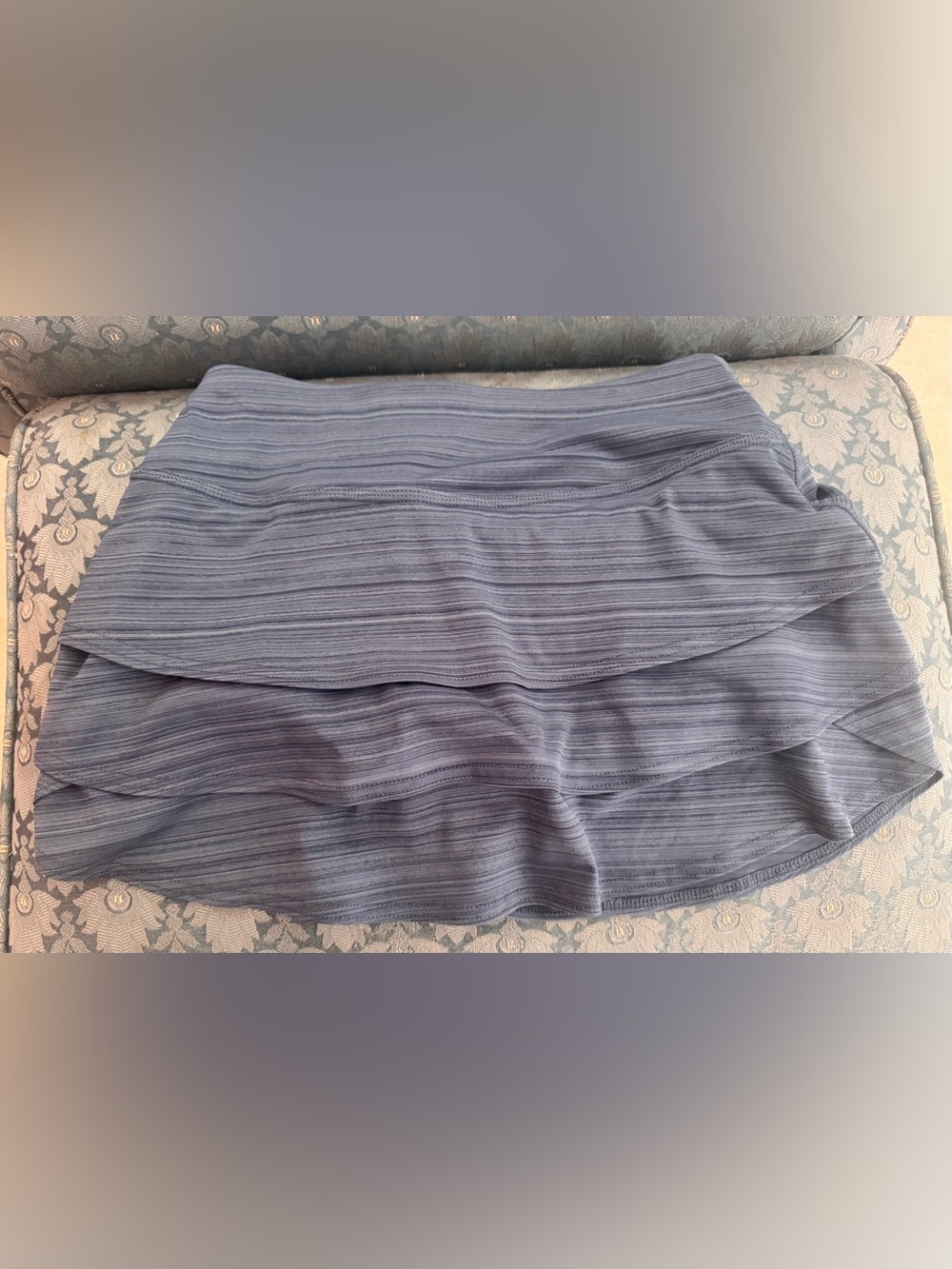 Athleta Swagger Tiered Skort Skirt Blue Womens XXS